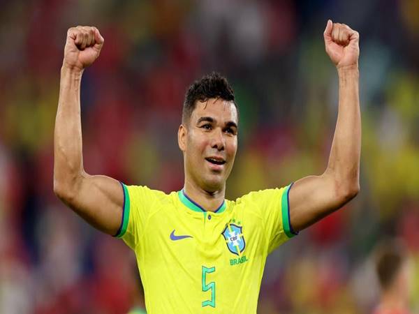 Casemiro trong màu áo ĐTQG Brazil