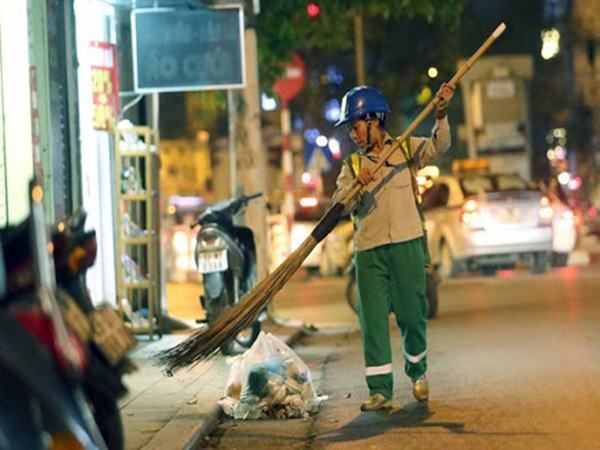 Trông thấy quét rác